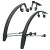 SKS Speedrocker spatbordset zwart